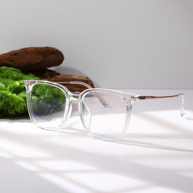 Regna Square Clear Glasses