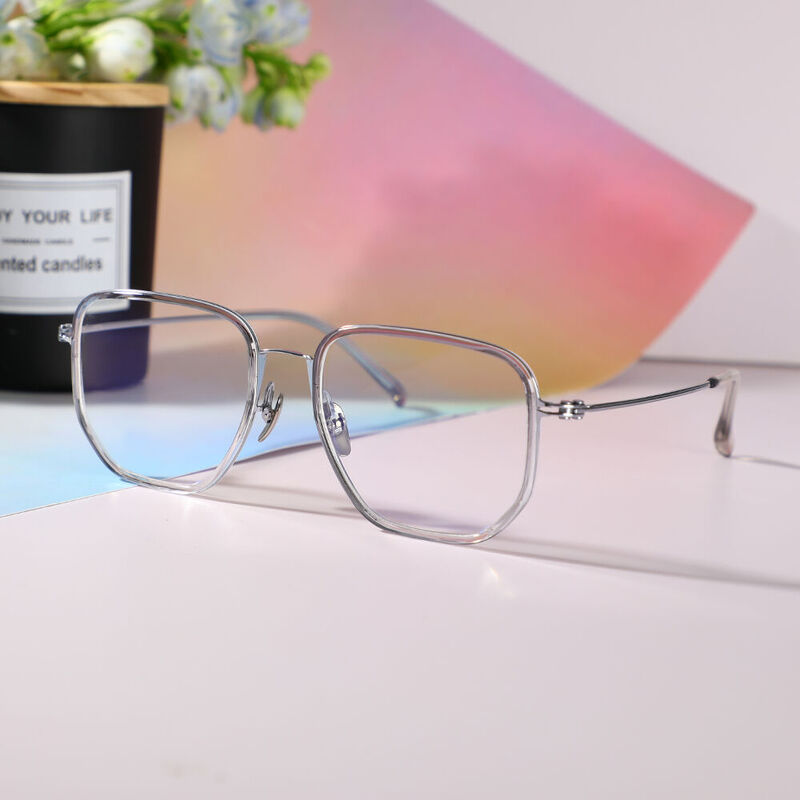 Miranda Square Clear Glasses