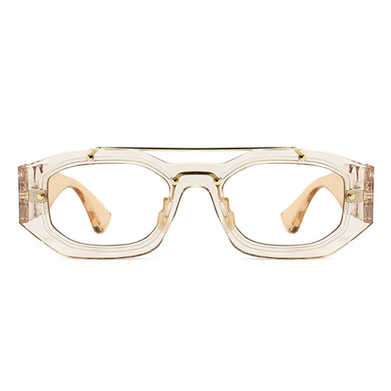 Gafas Graduadas Aviador Color Champán Norah