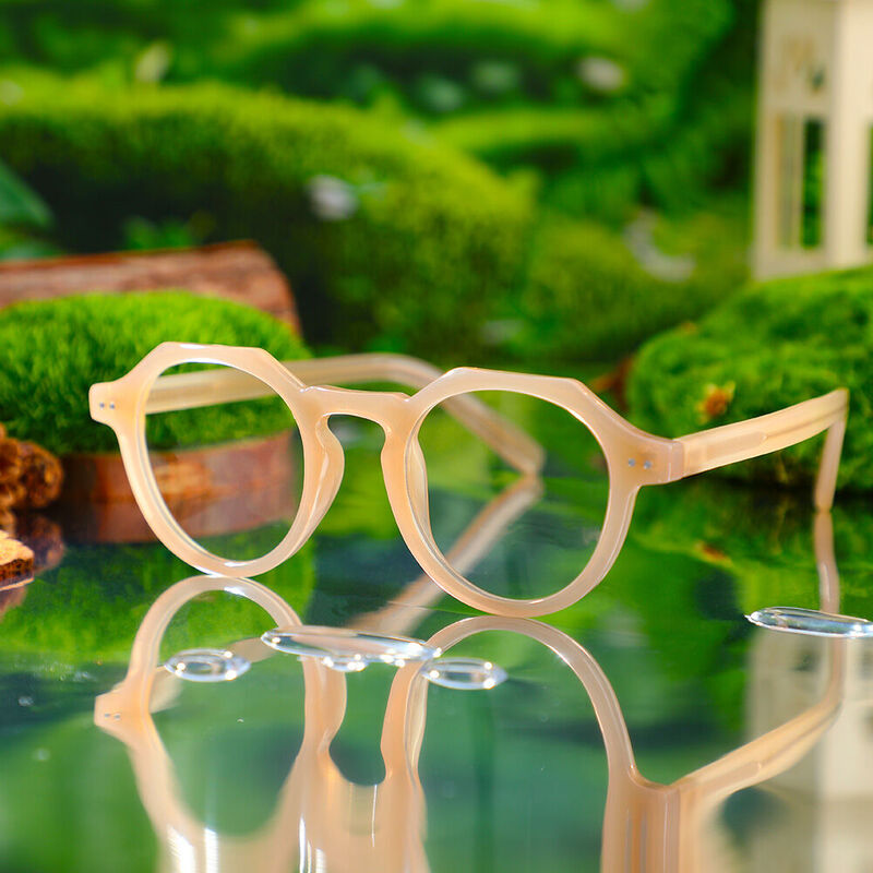 Madeline Round Brown Glasses