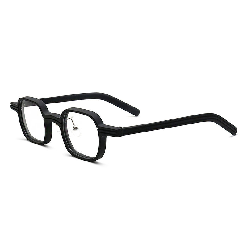 Bernard Square Black Glasses