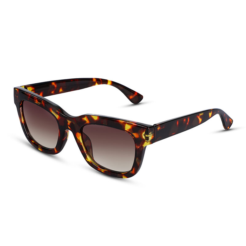Cruiser Square Dark Tortoise/Brown Gradient Sunglasses