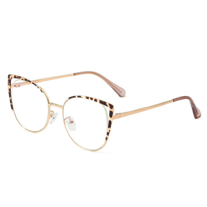 Caimbrie Cat Eye Leopard Glasses