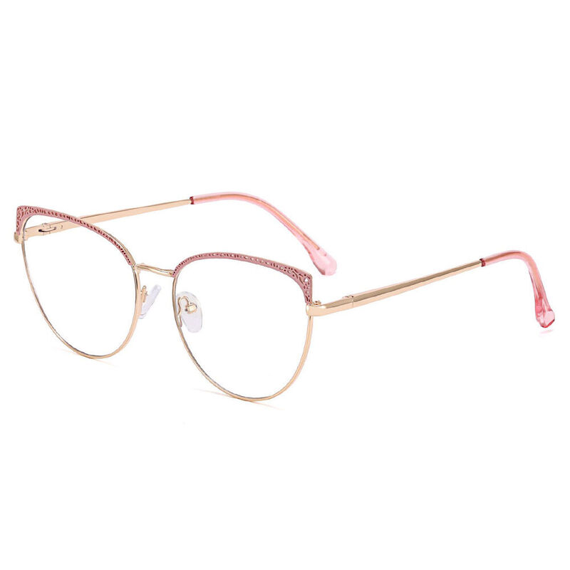 Abiba Cat Eye Pink Glasses