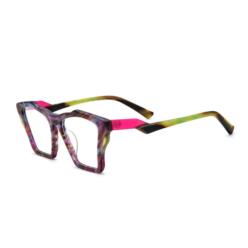 Karr Cat Eye Purple Glasses