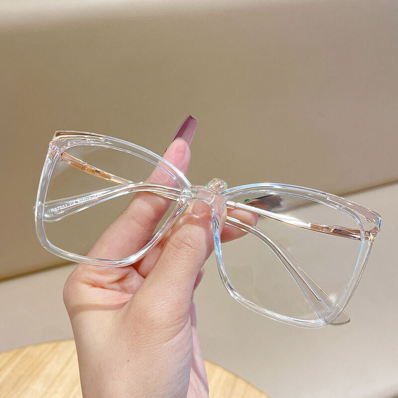 Beaufore Cat Eye Clear Glasses