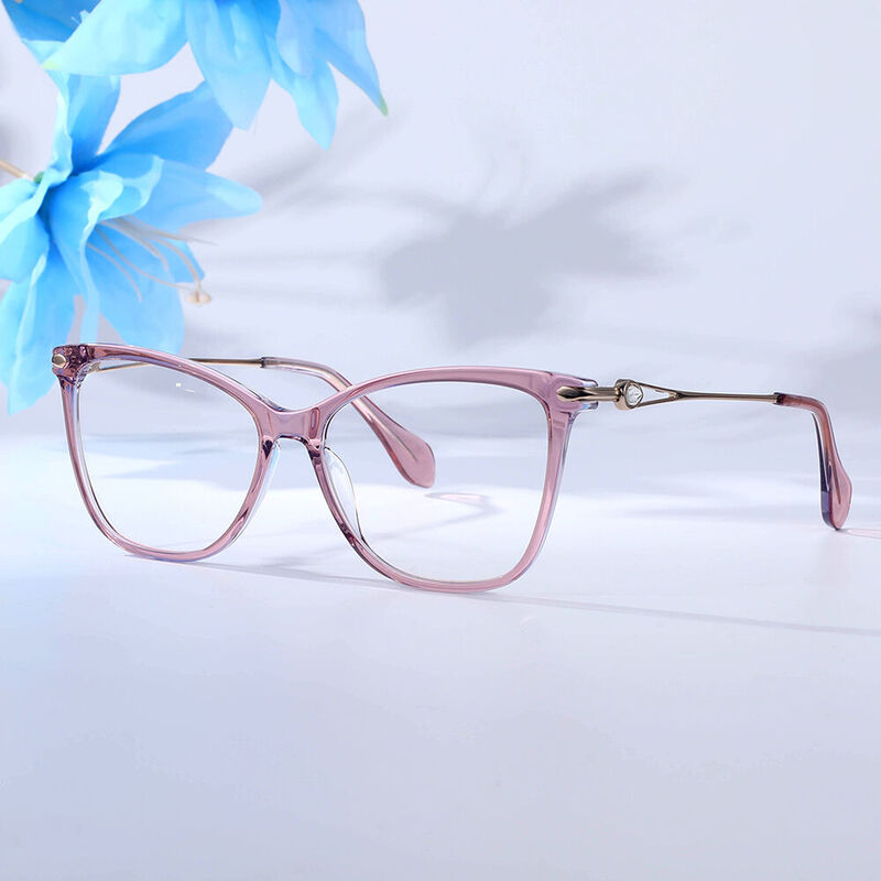 Aroma Cat Eye Pink Glasses