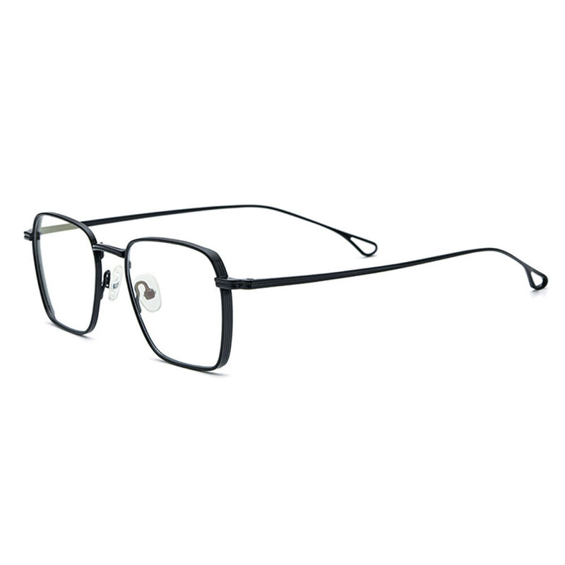 Deven Square Black Glasses