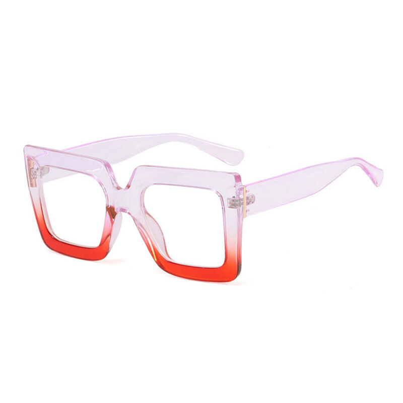 Quie Square Purple Glasses