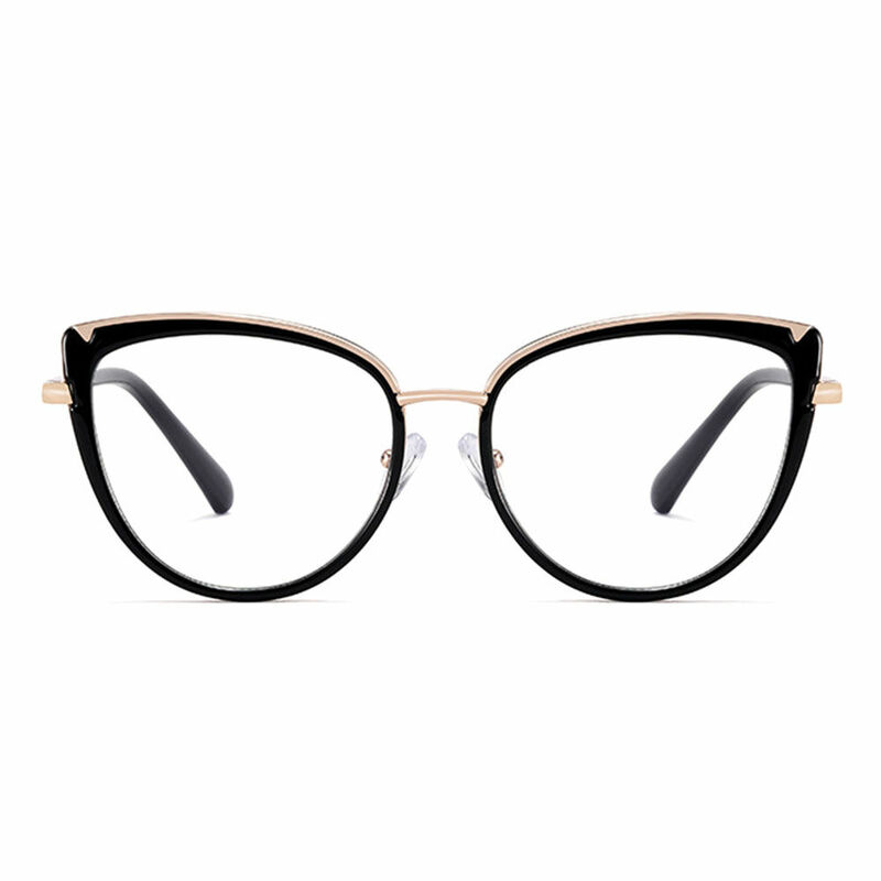 Joan Cat Eye Black Glasses