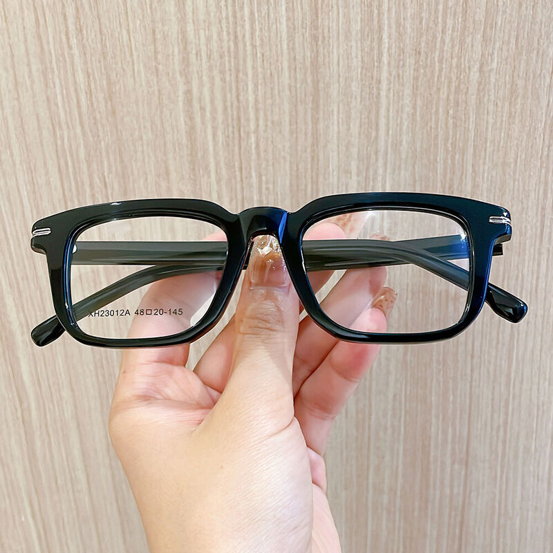Doroth Quadratische Schwarze Brille