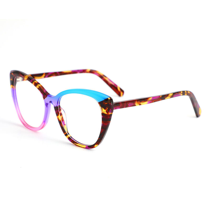 Sid Cat Eye Blaue Brille