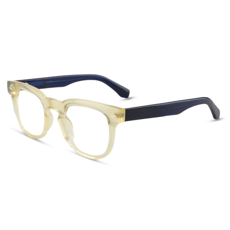 Gould Square Yellow Glasses