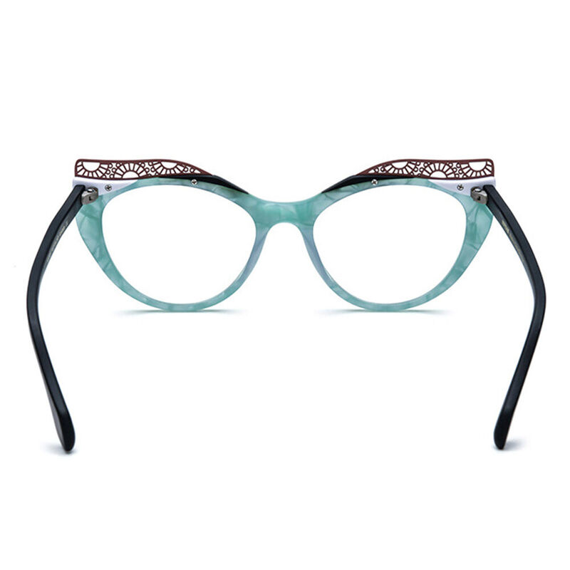 Anderso Cat Eye Blue Glasses