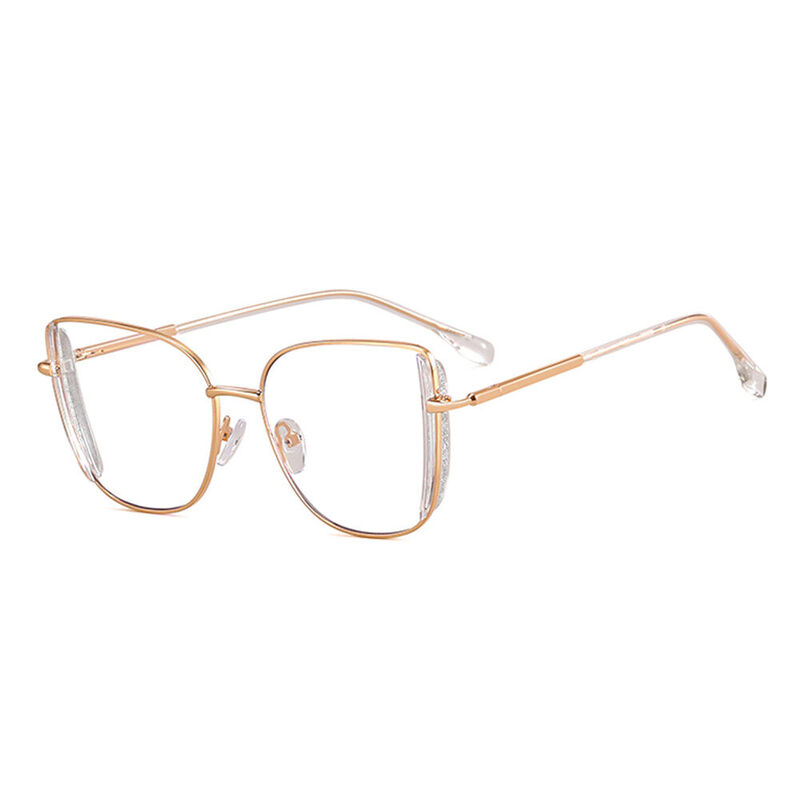 Maxwelie Cat Eye Clear Glasses