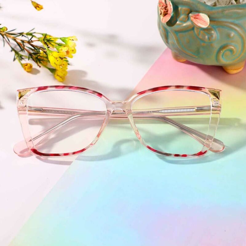 Burke Cat Eye Rote Brille