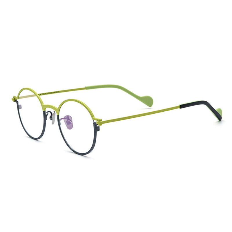 Cook Runde Gelbe Brille