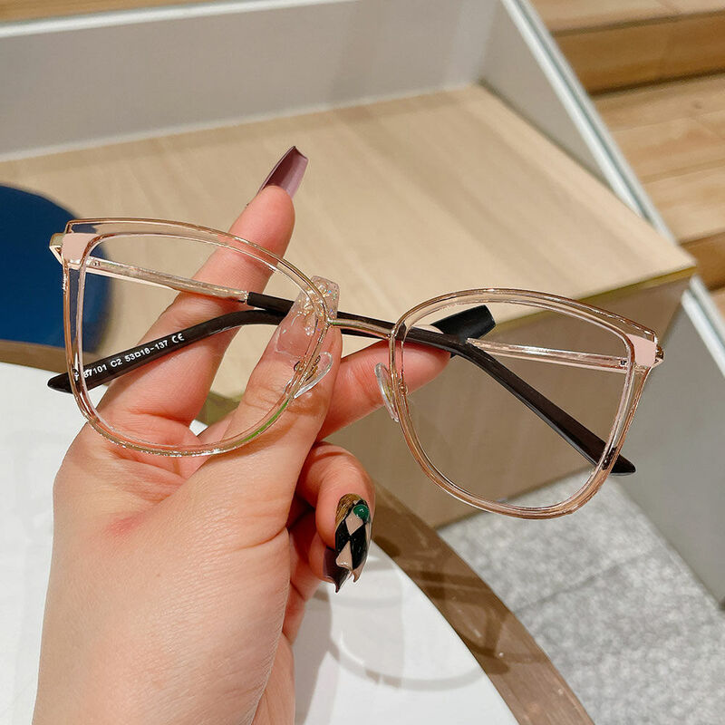 Bowen Cat Eye Champagne Brille