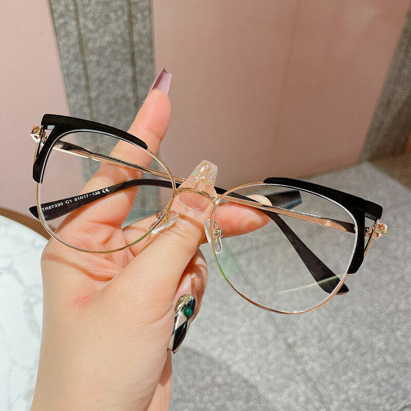 Turner Cat Eye Black Glasses