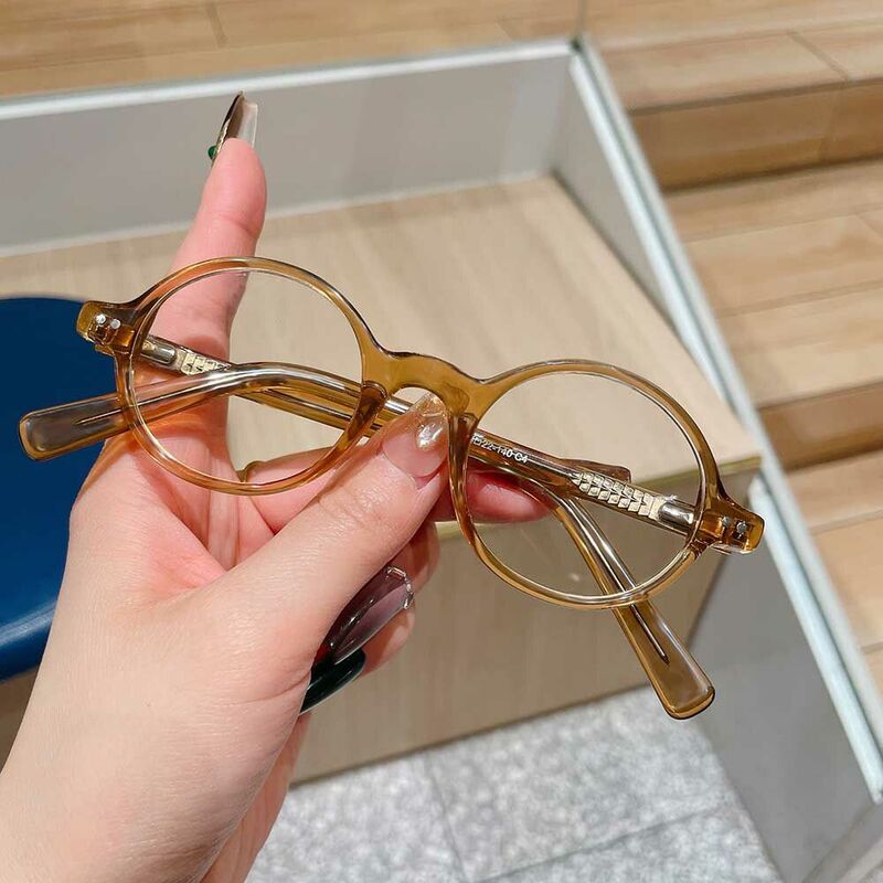Crane Runde Orange Brille