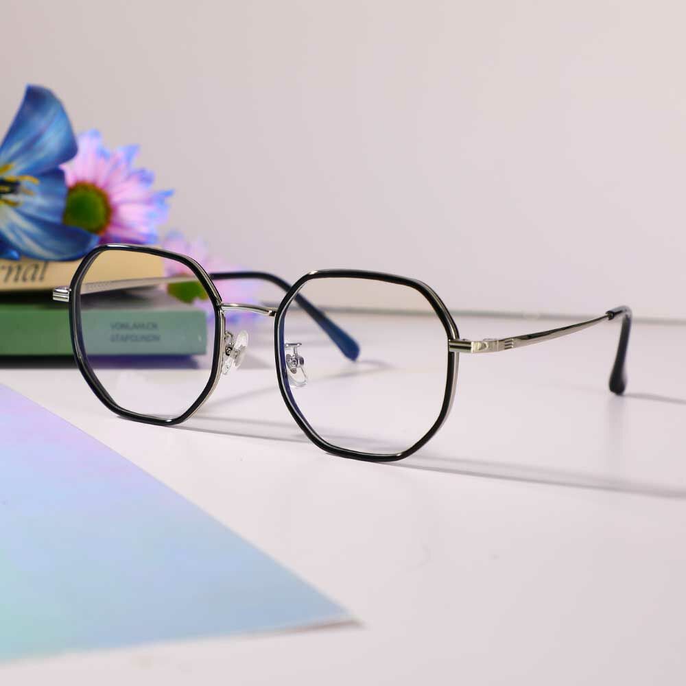 Christ Geometrisch Schwarz Brille