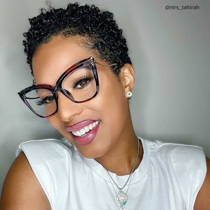 Lauretta Cat Eye Floral Glasses