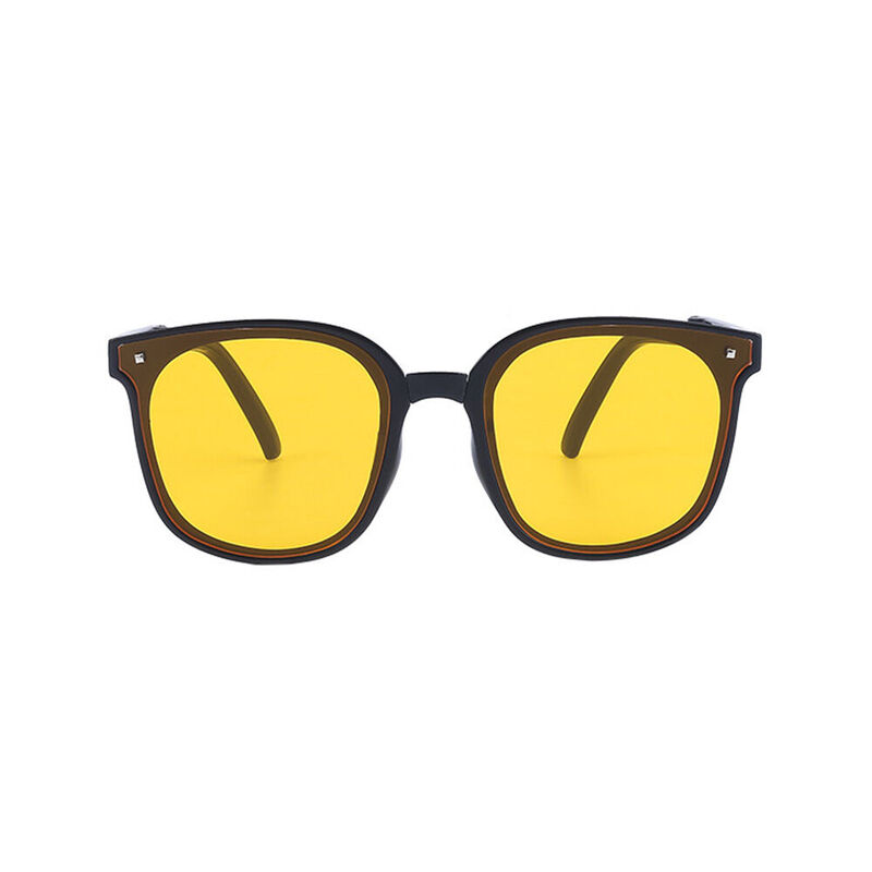 Persy Square Yellow Sunglasses