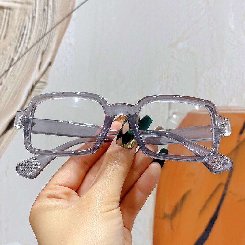 Trisna Square Gray Glasses
