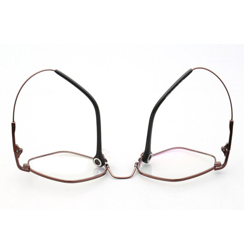 Martha Square Brown Glasses