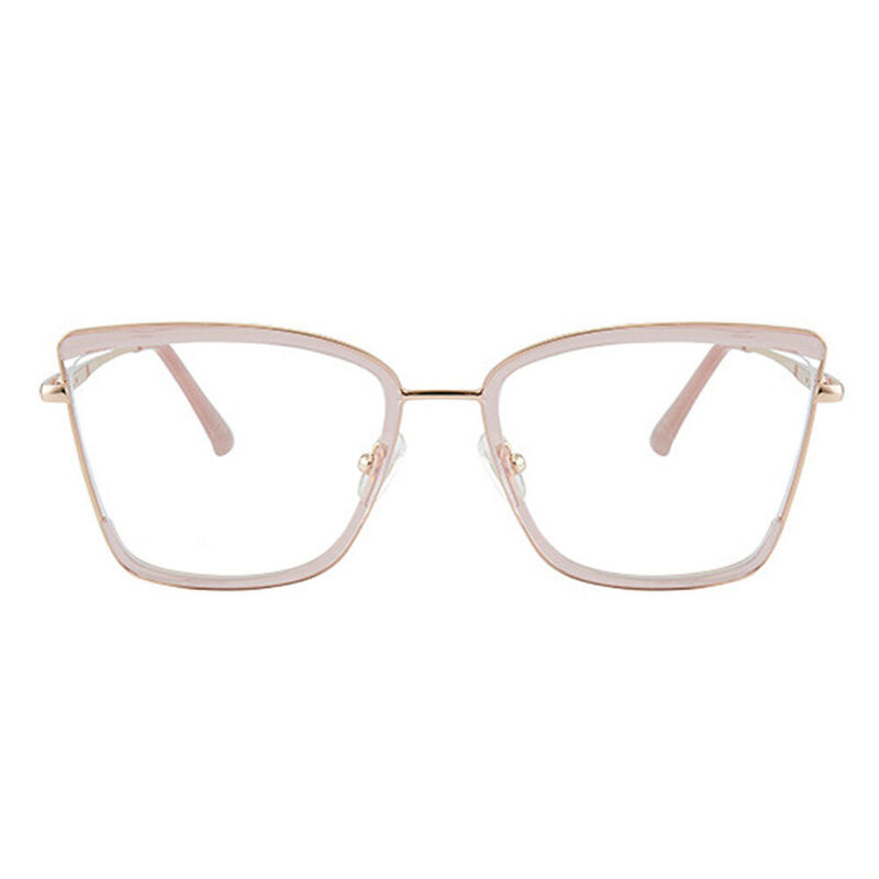 Ellen Cat Eye Pink Glasses