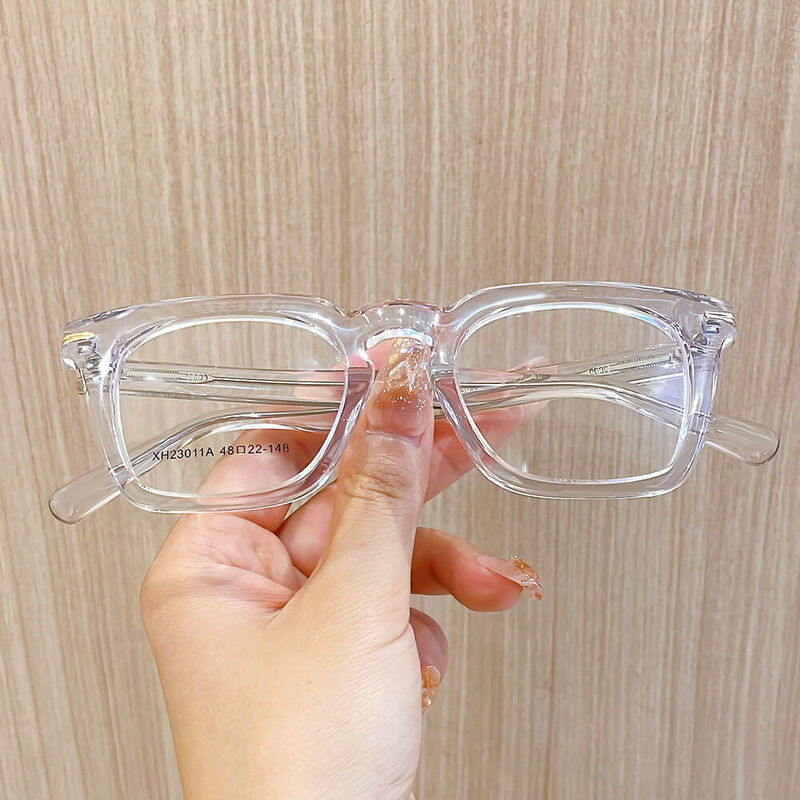 Zecharia Square Clear Glasses
