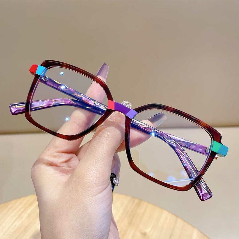 Nicholas Cat Eye Brown Glasses