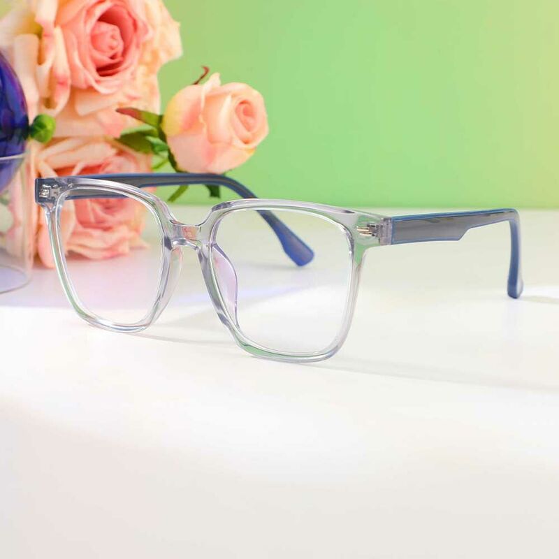 Regina Quadratische Graue Brille