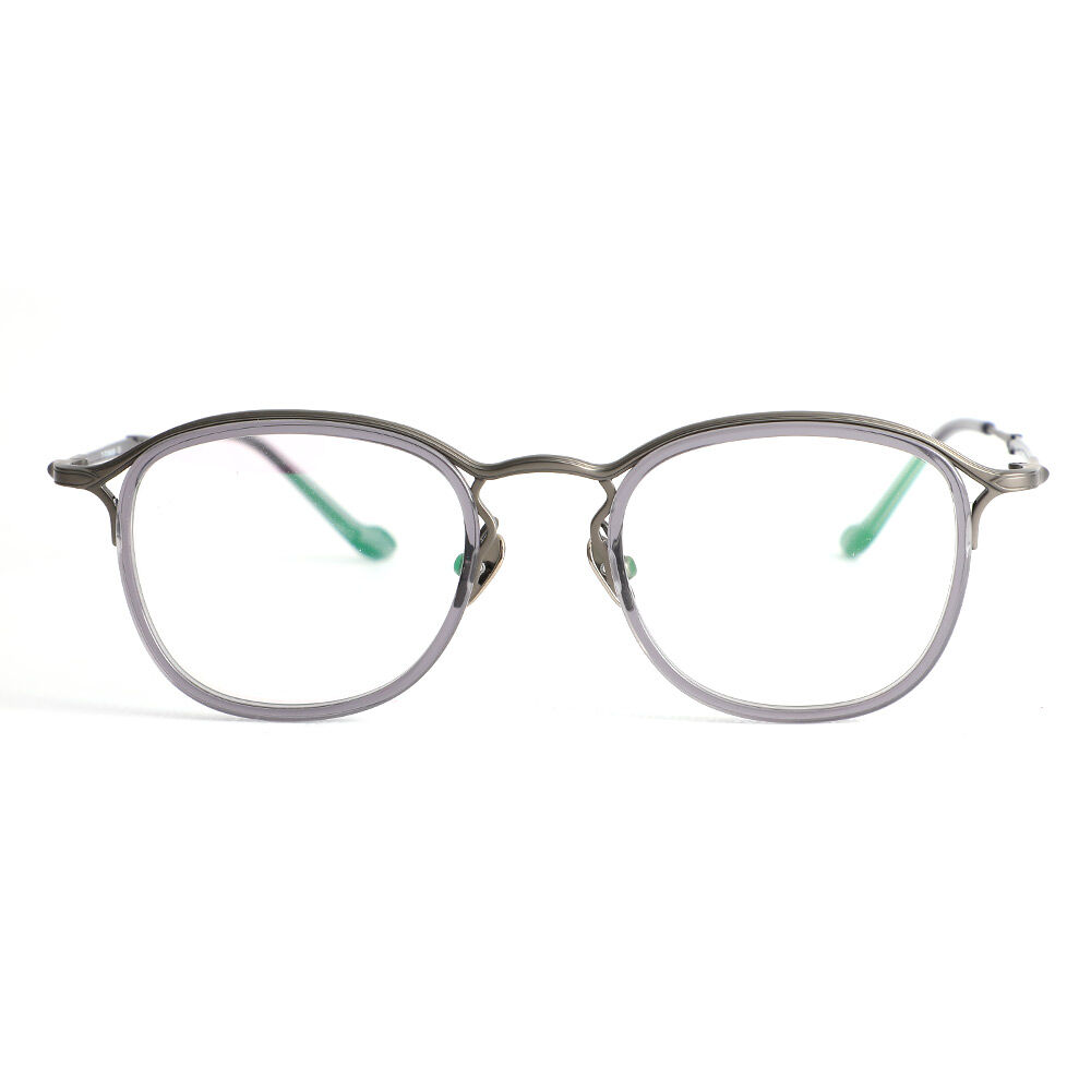 Dempsey Quadratische Graue Brille