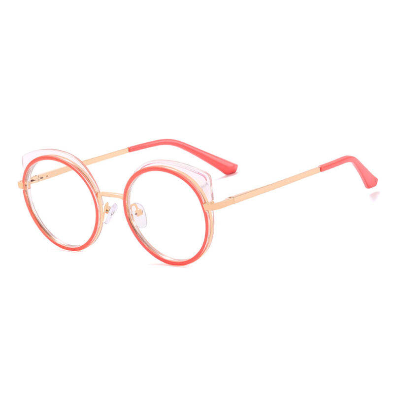 Wesley Cat Eye Pink Glasses