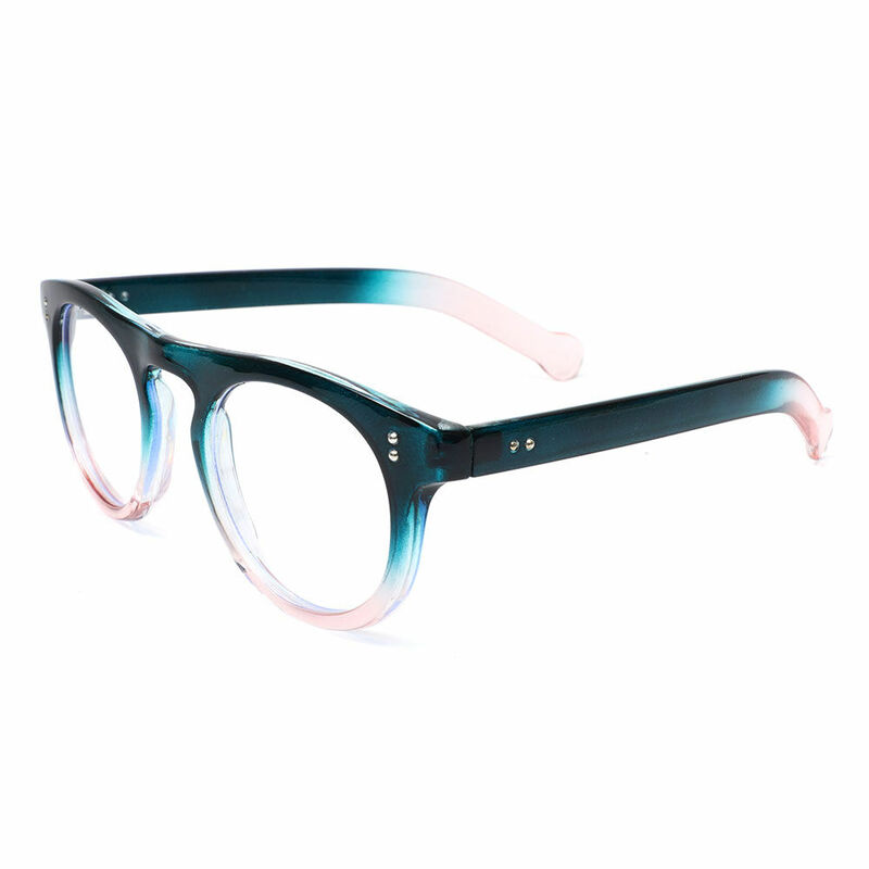 Paulei Round Blue Glasses