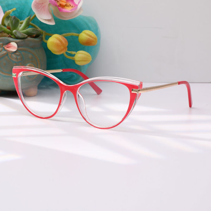 Merree Cat Eye Pink Glasses