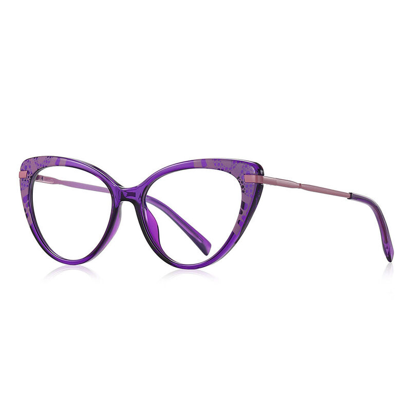 Craigie Cat Eye Lila Brille