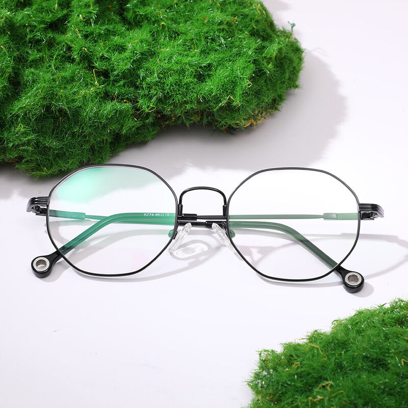 Herbert Geometric Black Glasses