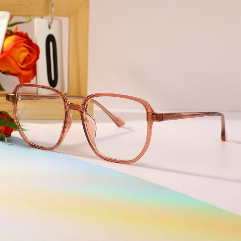 Ferdinand Square Pink Glasses