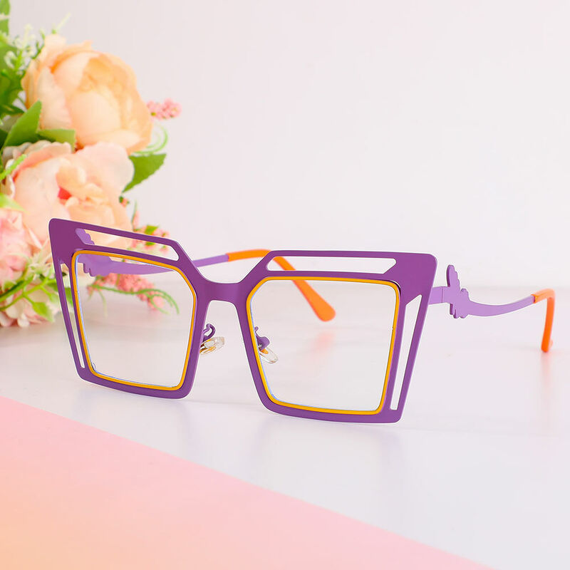 Trevelyan Cat Eye Purple Glasses