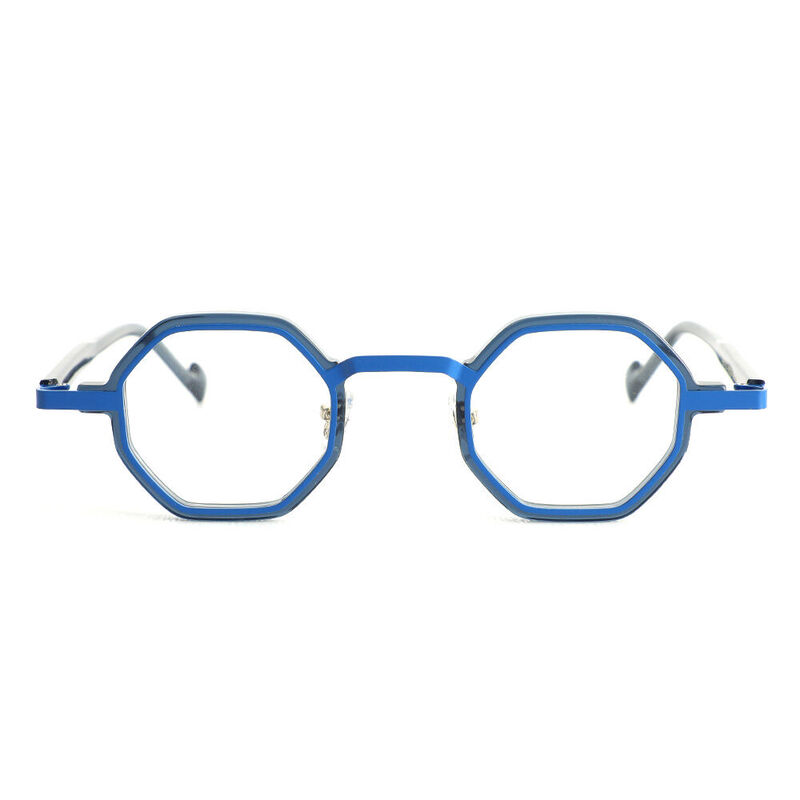 Esther Geometrische Blaue Brille