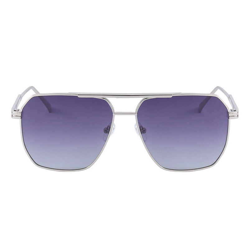 Brenda Aviator Purple Sunglasses