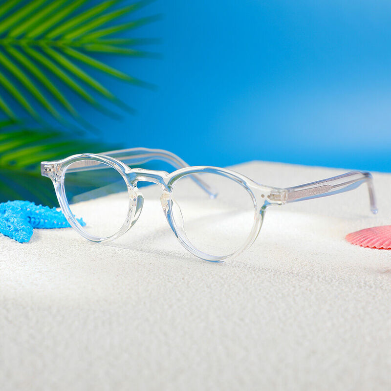 Dorothy Runde Klare Brille