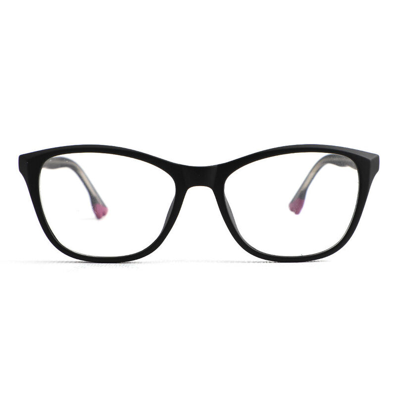 Evelyn Cat Eye Schwarze Brille