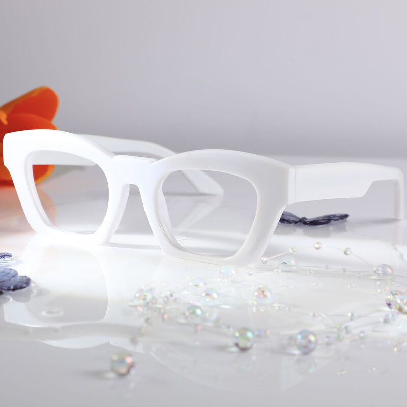 Occhiali da Vista Trista Quadrato Bianco