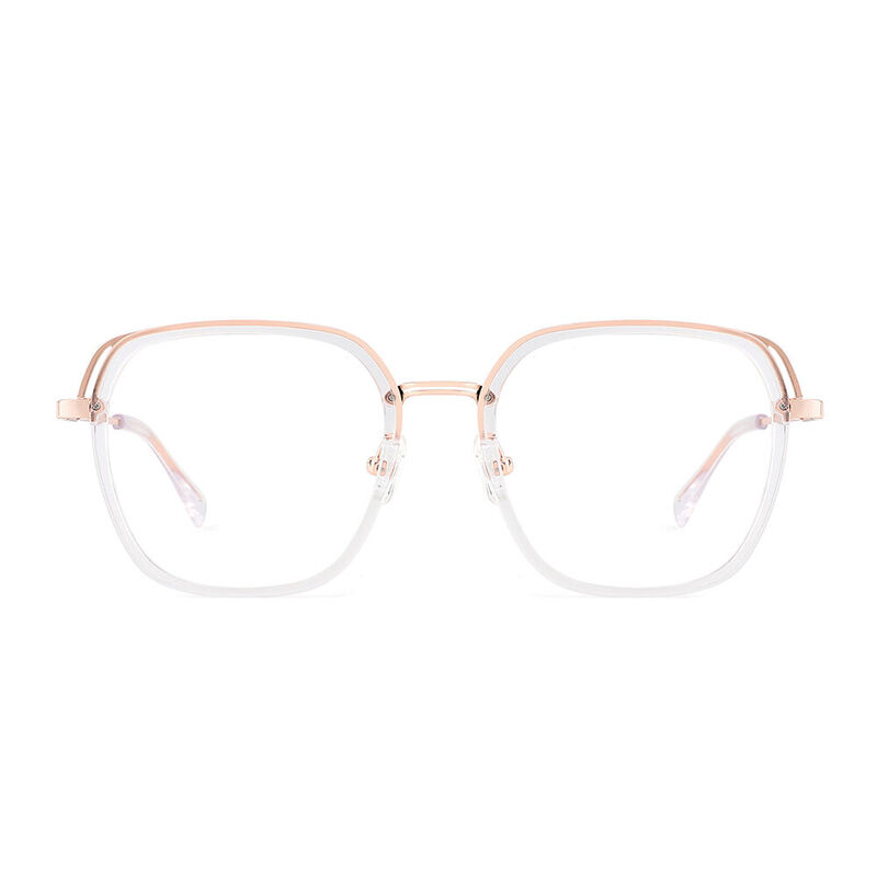 Delphine Square Transparent Glasses