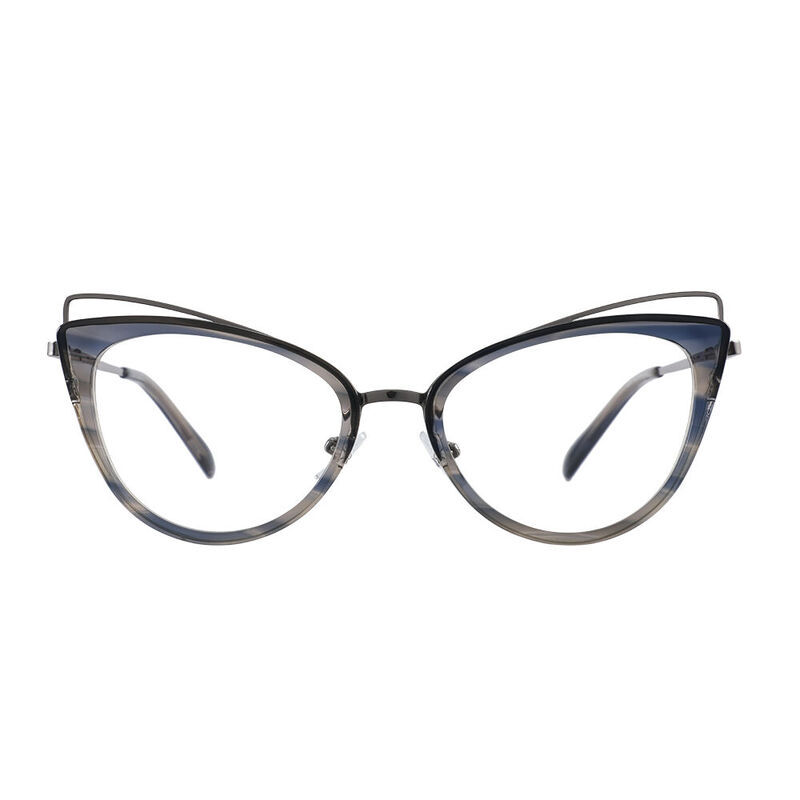 Bartleet Cat Eye Blue Glasses