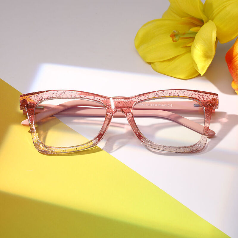 Dulles Cat Eye Pink Glasses