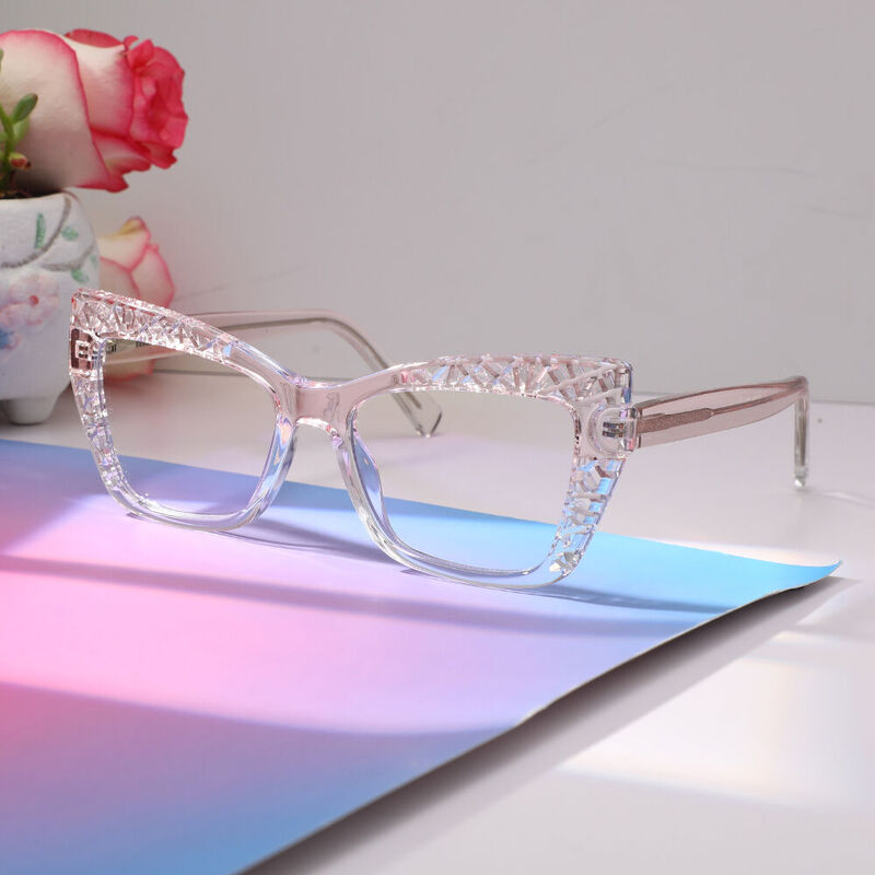 Croft Cat Eye Pink Glasses